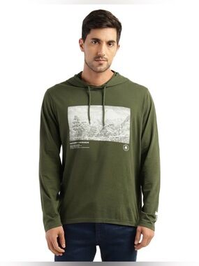 Levi's Green Mountain Hooded Long Sleeve Tshirt